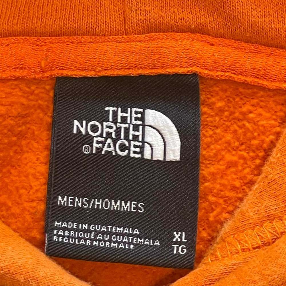 The North Face Hoodie Mens XL Orange Bear Mountain Graphic Pullover Gorpcore - Picture 3 of 8
